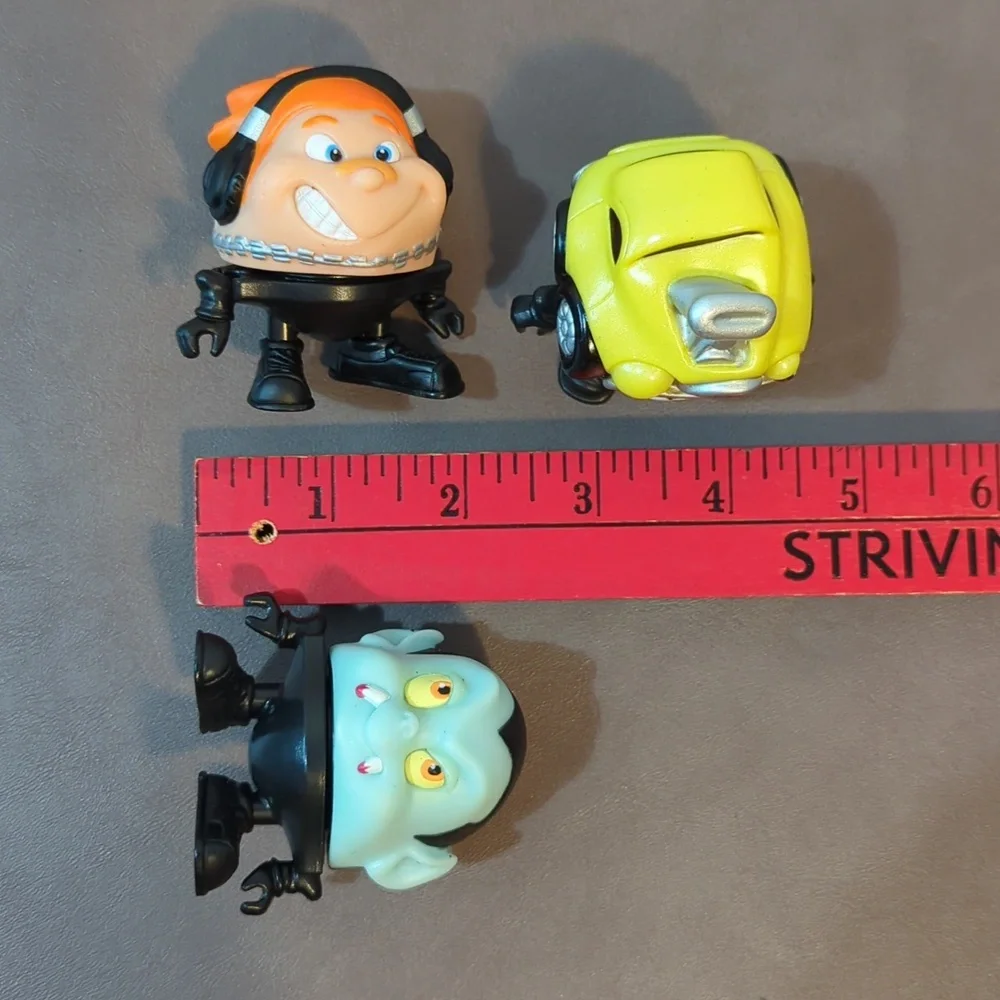 2004 Mattel Smax Game Characters Hott Rodd Fangster Shredhead Dracula Muscle Car